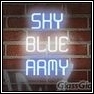 Neon Sky Blue Army